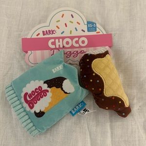 NWT Bark dog ice cream toy  set “ Choco Doggo” XS-S